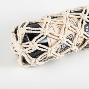 Boho Water Bottle Sling Bag - Handmade Eco-Friendly Carrier