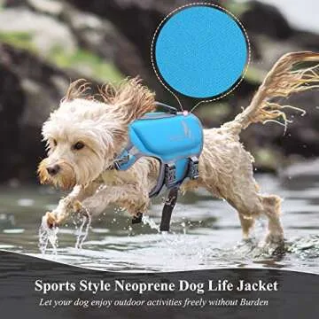 VIVAGLORY Dog Life Jacket for Safe Water Adventures