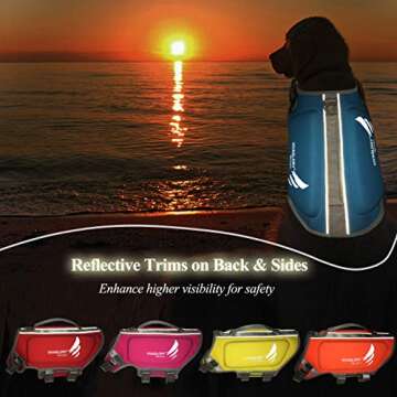 VIVAGLORY Dog Life Jacket for Safe Water Adventures