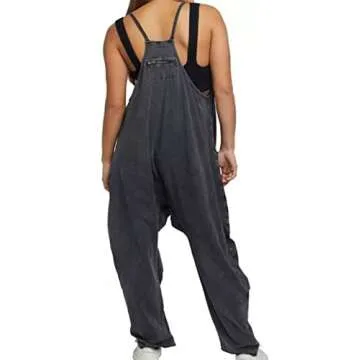 Plus Size THUCHENYUC Wide Leg Jumpsuit with Pockets