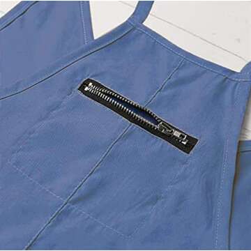 THUCHENYUC Wide Leg Jumpsuit with Pockets, Plus Size Loose Sleeveless Womens Casual Jumpsuits Fit Overalls (Color : R, Size : Medium)