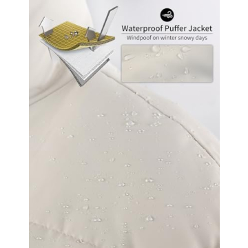 Gihuo Women's Cropped Puffer Jacket - Chic Winter Wear