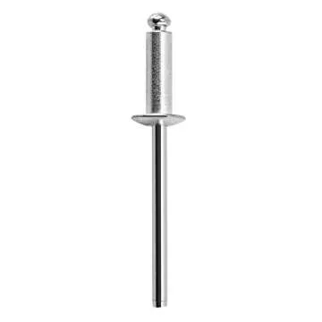 QWORK Silver Stainless Steel Blind Rivet Hardware Blind Rivets Pin Rivet