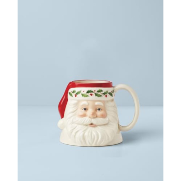 Lenox Holiday Santa Mug - Perfect for Christmas Cheer