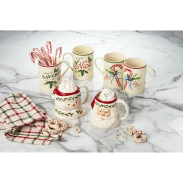 Lenox Holiday Santa Mug - Perfect for Christmas Cheer