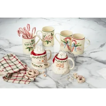 Lenox Holiday Santa Mug - Perfect for Christmas Cheer