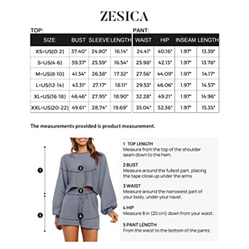 Stylish ZESICA Knit Pullover Sweatsuit for Women