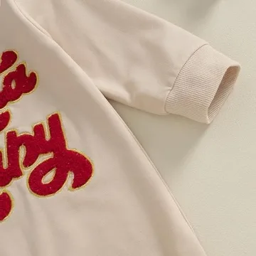 Adorable Lamuusaa Santa Baby Romper for Newborns