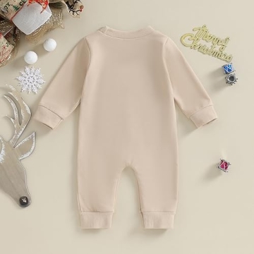 Adorable Lamuusaa Santa Baby Romper for Newborns