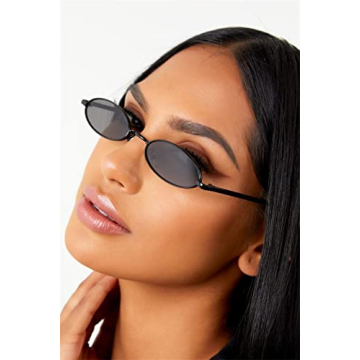 GIFIORE Oval Sunglasses - Vintage 90s Style & UV Protection