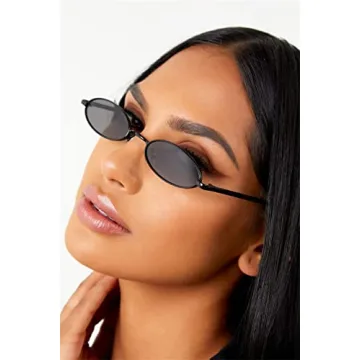 GIFIORE Oval Sunglasses - Vintage 90s Style & UV Protection