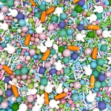 Manvscakes | Sprinkles | 4 oz | Cake sprinkles | Cupcake sprinkles | Baking | Sprinkle mix | Edible sprinkle (Egg hunt)