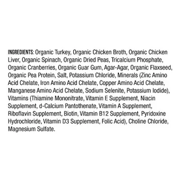 Castor & Pollux Organix Tiny Feasts Grain Free Organic Turkey Recipe Dog Food Trays, 3.5oz cans (Pack of 12)