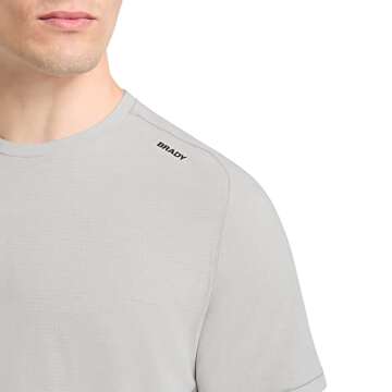 BRADY Men's Regenerate Short Sleeve in Titanium Color