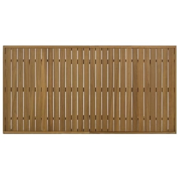 Merax Wood Outdoor Dining Table Set for 4,All Weather Patio Chairs with Soft Cushions and Jute Rope Knitted Back