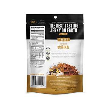 Perky Jerky Original Turkey Jerky - Low Sodium & High Protein