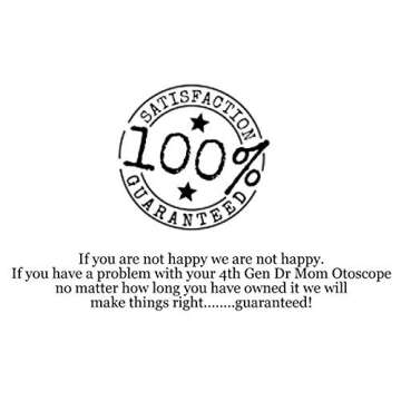 4th Generation Doctor Mom LED Pocket Pro Otoscope with Both Adult and Pediatric Disposable Specula Tips, Battery, and Protective Hard Plastic Case