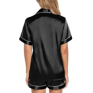 Elegant Silk Satin Pajamas Set for Women - Comfort & Style