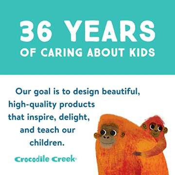 Crocodile Creek - Barnyard 123-36 Piece Jigsaw Floor Puzzle with Heavy-Duty Box for Storage, Large 20" x 27" Completed Size, Designed for Kids Ages 3 Years and up