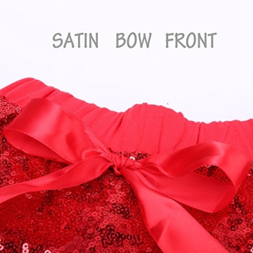 Cilucu Baby Girls Sequin Shorts for Toddlers - 3T Sparkle