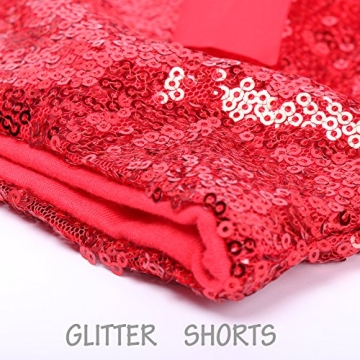 Cilucu Baby Girls Sequin Shorts for Toddlers - 3T Sparkle