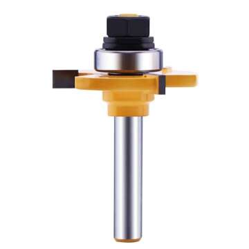 Tongue and Groove Router Bit Set for Precision Woodworking