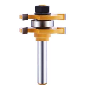 Tongue and Groove Router Bit Set for Precision Woodworking