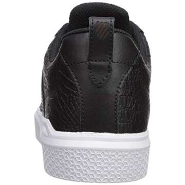 K-Swiss Women's Donovan Sneaker, Black/Snake, 8.5 M US