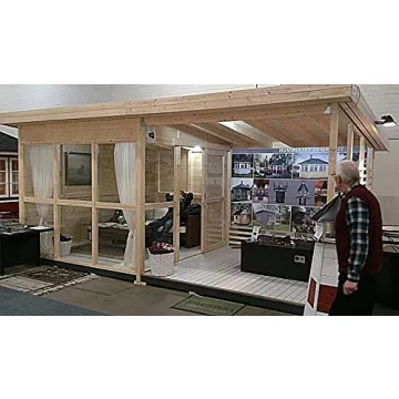 Allwood Solvalla 172 SQF Cabin Kit Garden House