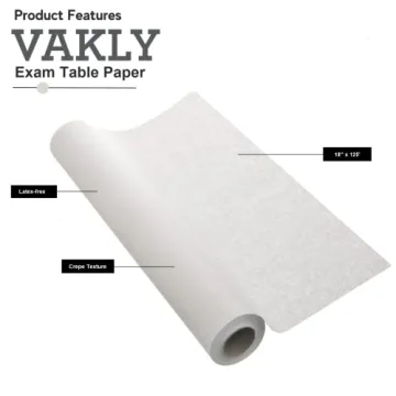Exam Table Paper 18''x125’ Medical Barrier Cover Roll