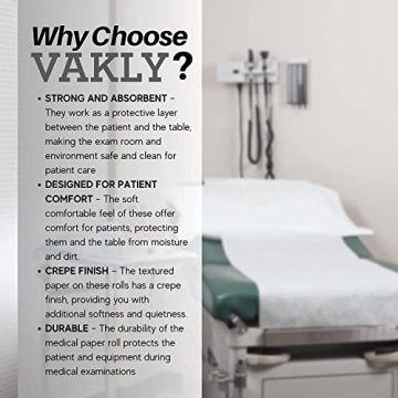 Exam Table Paper 18''x125’ Medical Barrier Cover Roll