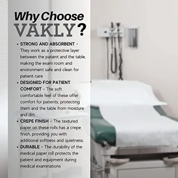 Exam Table Paper 18''x125’ Medical Barrier Cover Roll