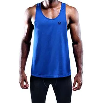 NELEUS Men's 3 Pack Dry Fit Muscle Tank Gym Shirt