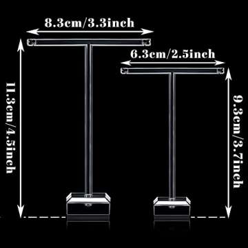 Premium Acrylic Earrings Display Holder - Stylish Jewelry Organizer