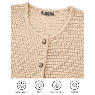Stylish PRETTYGARDEN Cardigan - Women's Knit Sweater
