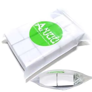 ANJUU Crystal Glass Cabinet Knobs - Elegant 12 pcs