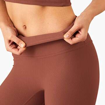 altiland Full Power High Waisted Yoga Biker Shorts for Women Athletic Workout Running Gym Exercise Shorts - 10 Inch