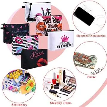 Stylish Sanwuta Cosmetic Bags Set for All Your Essentials
