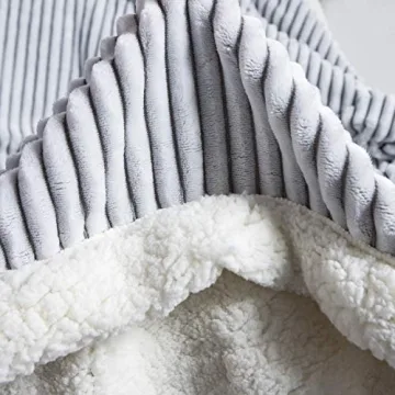 Cozy DISSA Sherpa Blanket for Every Season - Warm & Soft
