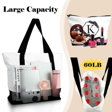 AUNOOL Monogram Tote Bags Unique Personalized Gifts