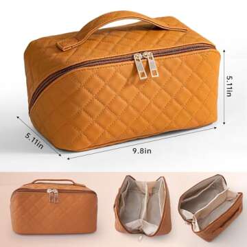 Stylish MEIYIDA Travel Cosmetic Bags Set - 2 Pieces Waterproof