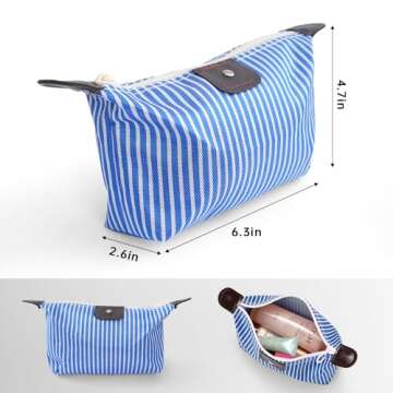 Stylish MEIYIDA Travel Cosmetic Bags Set - 2 Pieces Waterproof