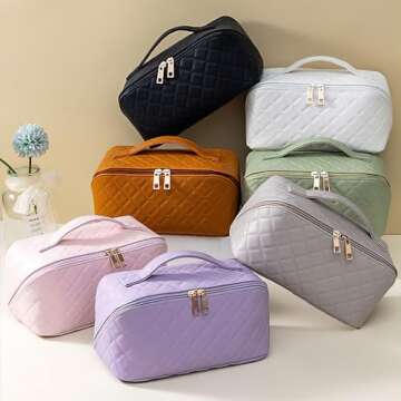 Stylish MEIYIDA Travel Cosmetic Bags Set - 2 Pieces Waterproof