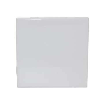 Creative Hobbies 12 Pack of Glossy White Glazed Ceramic Tiles for Alcohol Ink Painting, Decorating, Arts & Crafts, 4.25 x 4.25 Inch Square, Ready-to-Paint Ceramics