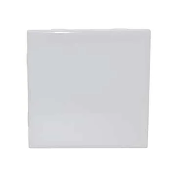Creative Hobbies Glossy White Ceramic Tiles for Crafts