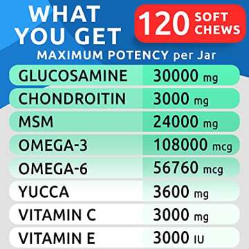 Glucosamine Chondroitin Joint Supplement for Dogs