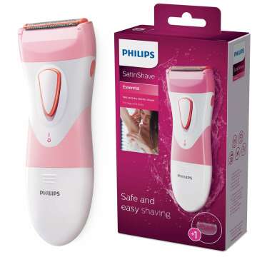 Philips Beauty SatinShave Essential Cordless Women's Electric Shaver in Pink