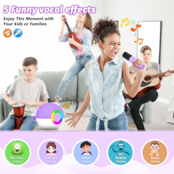 goopow Mini Karaoke Machine for Kids and Adults