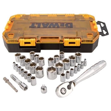 DEWALT 34-Piece Socket Set - Durable & Versatile Tools
