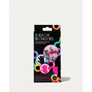 FRAMAR Bleach Blender Microfiber Gloves – Hair Dye Gloves, Pink Gloves For Hair Salon Supplies, Fuzzy Gloves, Reusable Gloves For Cleaning, Microfiber Mitt For Hairstylist Supplies, Hair Color Gloves